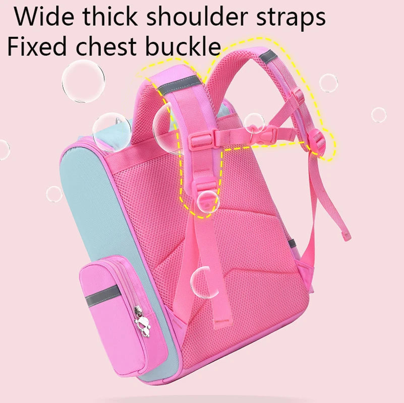 Kinderrucksack für Mädchen Einhorn Kinderrucksack Regenbogenaugen Schultasche Teenager Mädchen Rucksack für Reisen Wasserdicht Mochilas