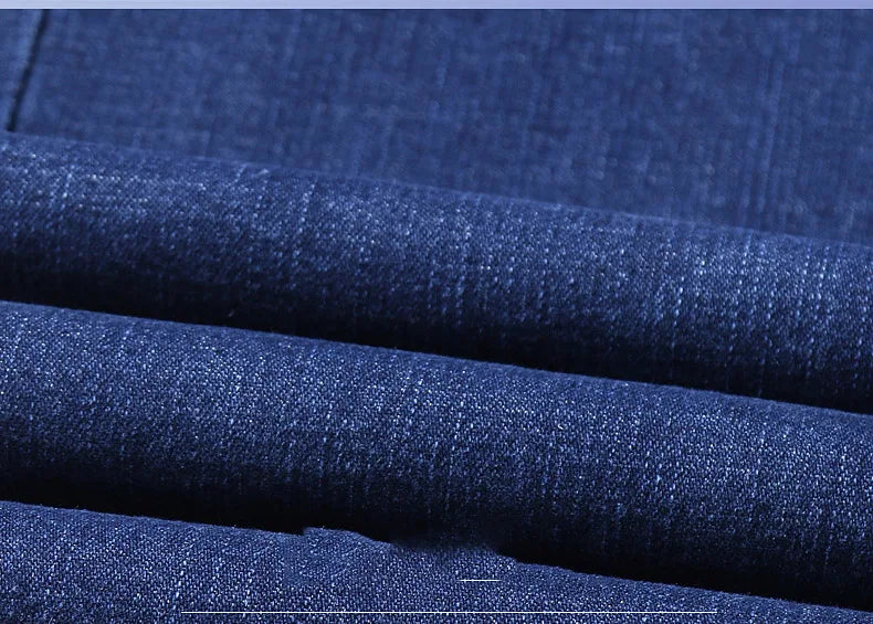 Nouveau Jean Slim extensible classique décontracté pour Homme 2024, Pantalon en Jean de Marque pour Homme, Noir Bleu