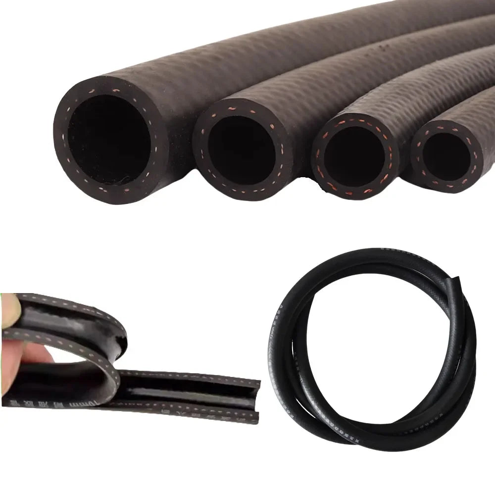Tuyau de durite de voiture en caoutchouc résistant à l'huile diesel essence 4 5 6 8 10 12 13 14 16 19 22 25mm de diamètre, tube de tuyau de carburant en caoutchouc NBR flexible