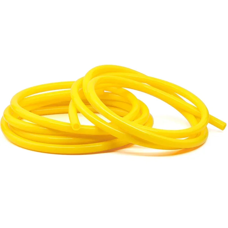 Tuyau en silicone souple jaune de qualité alimentaire de 1 à 10 m de diamètre 1 2 3 4 5 6 7 8 9 10 12 16 - 32 mm, connecteur de tuyau d'eau, tuyau en caoutchouc flexible
