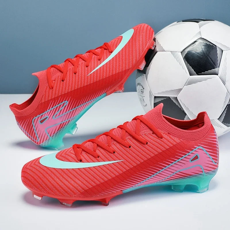 Nouvelles chaussures de football d'extérieur pour hommes Crampons de football Match Entraînement TF/FG Gazon Cheville Crampons longs Sport Haute qualité à succès