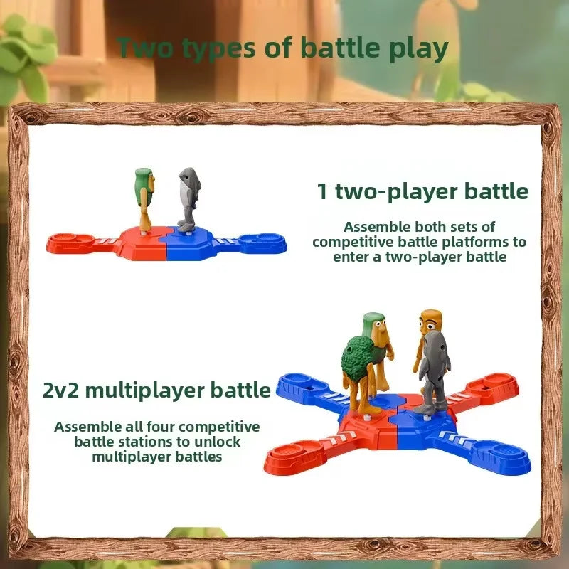 Nouveau jeu de société italien Brainrot Jouets de bataille multijoueur interactifs parent-enfant à deux joueurs TungTungTung Sahur Jouet cadeau de Noël