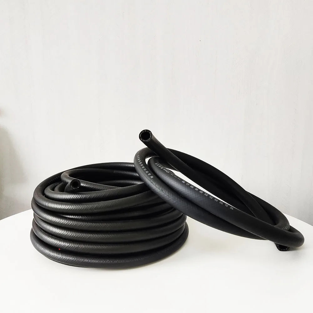 Tuyau de durite de voiture en caoutchouc résistant à l'huile diesel essence 4 5 6 8 10 12 13 14 16 19 22 25mm de diamètre, tube de tuyau de carburant en caoutchouc NBR flexible