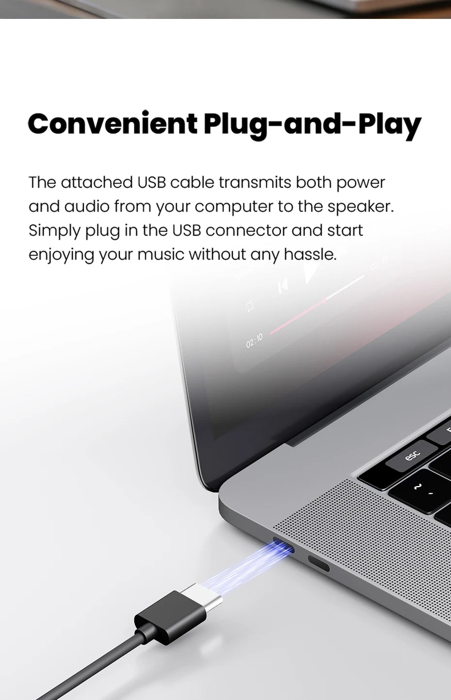 Edifier R20BT USB-Powered Speaker Bluetooth 6.0 Computer Speakers With Light Effects USB-C AUX Inputs