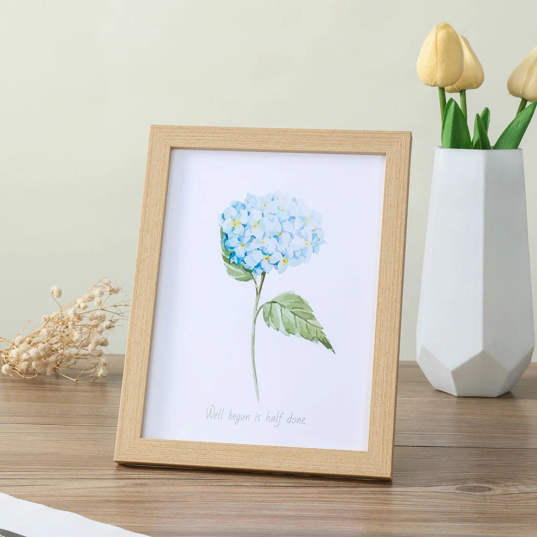 Holz-Fotorahmen zum Aufhängen 10x15 15x20 20x25cm A4 Holz-Bilderrahmen Ständer für Bilder Foto-Dekor Gedenkgeschenk
