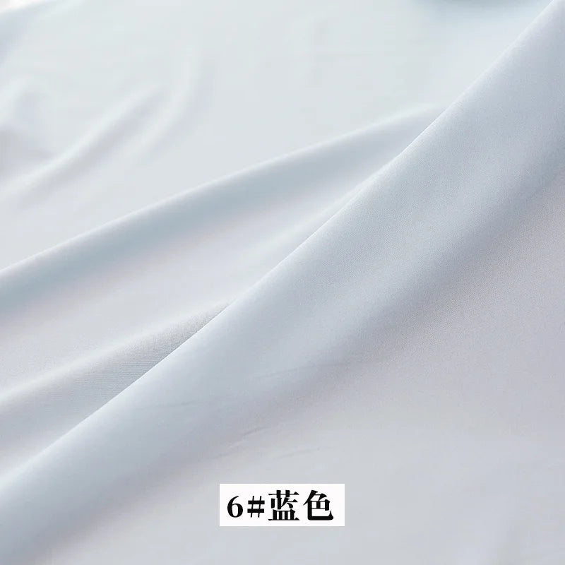 Tissu de doublure élastique doux et respirant de 150x50cm/500cm pour doublure de robe, doublure de vêtement de protection solaire pour chemise de base, tissu DIY fait à la main