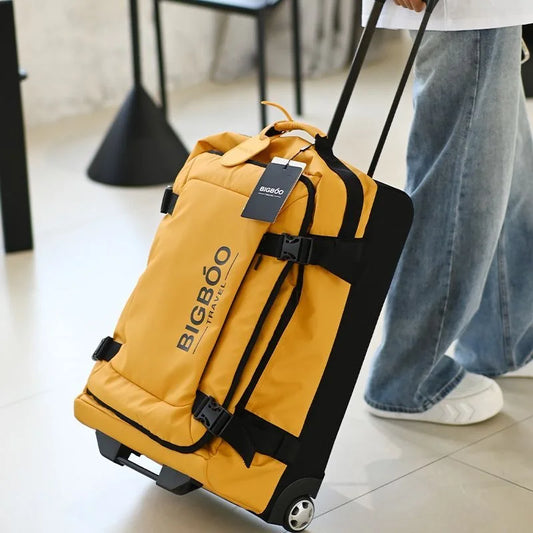 Multi-functional luggage large-capacity trolley bag directional wheel suitcase oxford handle bag 20/24/28-inch carry-on suitcase