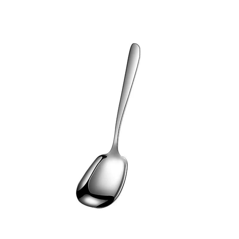 1PC Public Serving Spoon Stainless Steel Serving Spoon Large Spoon Commercial Hotel Restaurant Household Tableware