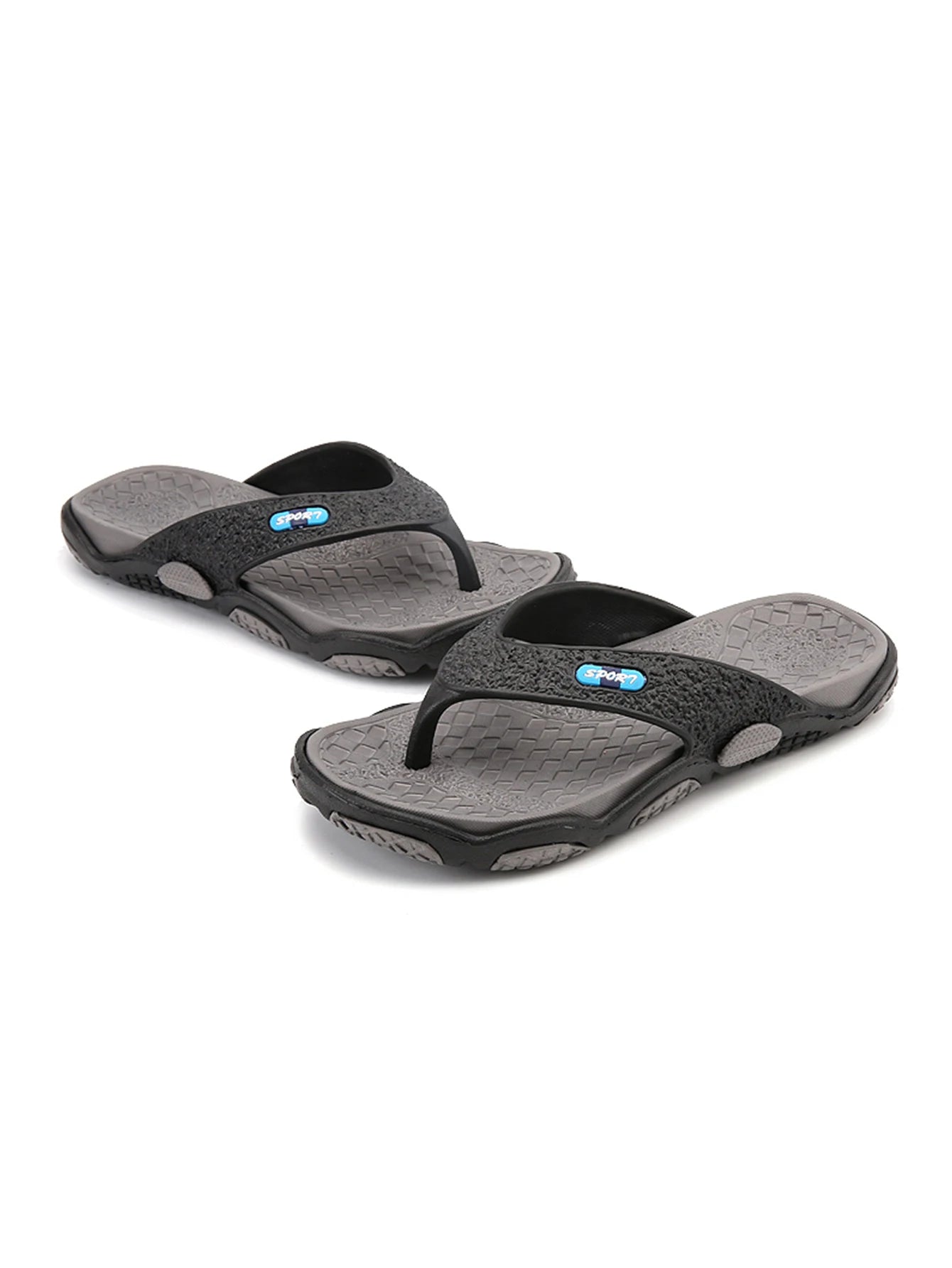 Herren Freizeit Sandalen aus Kunststoff mit schlichter Farbkombination Strand Outdoor Flip-Flops