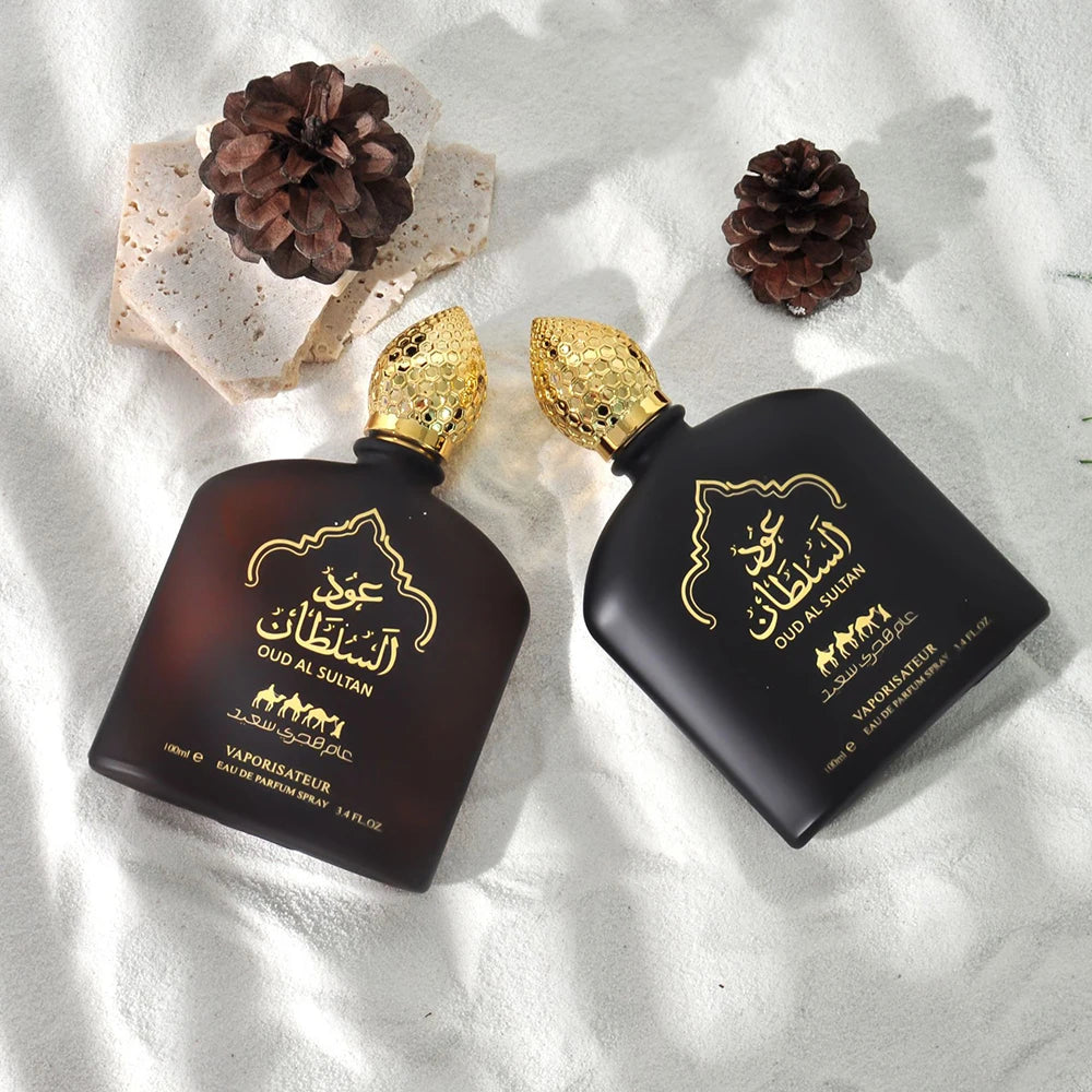 100 ml Eau de Parfum Oud Al Sultan Arabischer Unisex Duft Fruchtig Blumig Langanhaltend für Damen und Herren