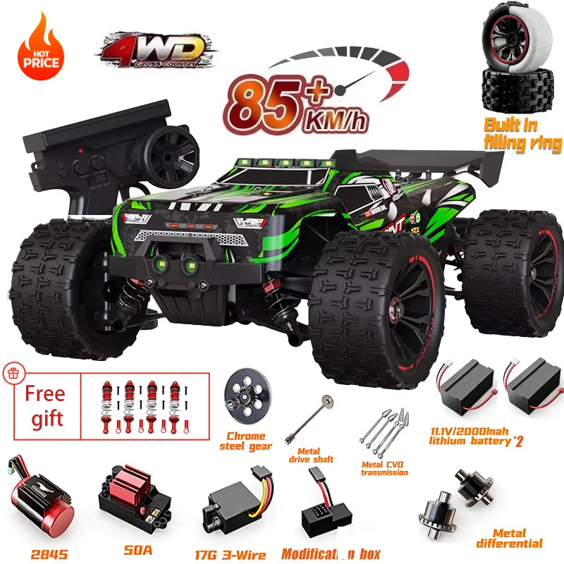 SG116MAX SCY9522 1:16 High Speed Drift Racing 80KM/H Brushless Motor 4WD 9522PRO 50KM/H RC Car Off Road Car Toys For Kid Gift