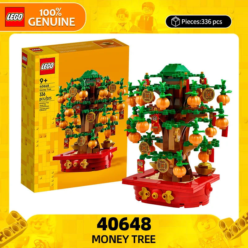 Lego Bausteine Festival-Serie 40648 Geldbaum Jungen und Mädchen Kinderpuzzle Baustein-Spielzeug Valentinstagsgeschenk