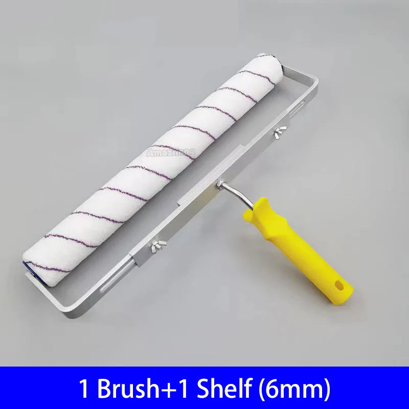 Rouleau à Peinture 18 pouces Brosse Peluche Courte-Moyenne-Longue Outil de Peinture pour Décoration Murale 6MM/9MM Support de Outil de Peinture