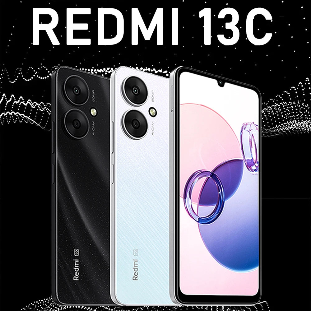 XIAOMI Redmi 13C smartphone tendance 6,74 pouces RAM : 8 Go ROM : 256 Go 5G NFC 5000 mAh 18 W Type-C LCD 90 Hz Téléphone de travail et de musique