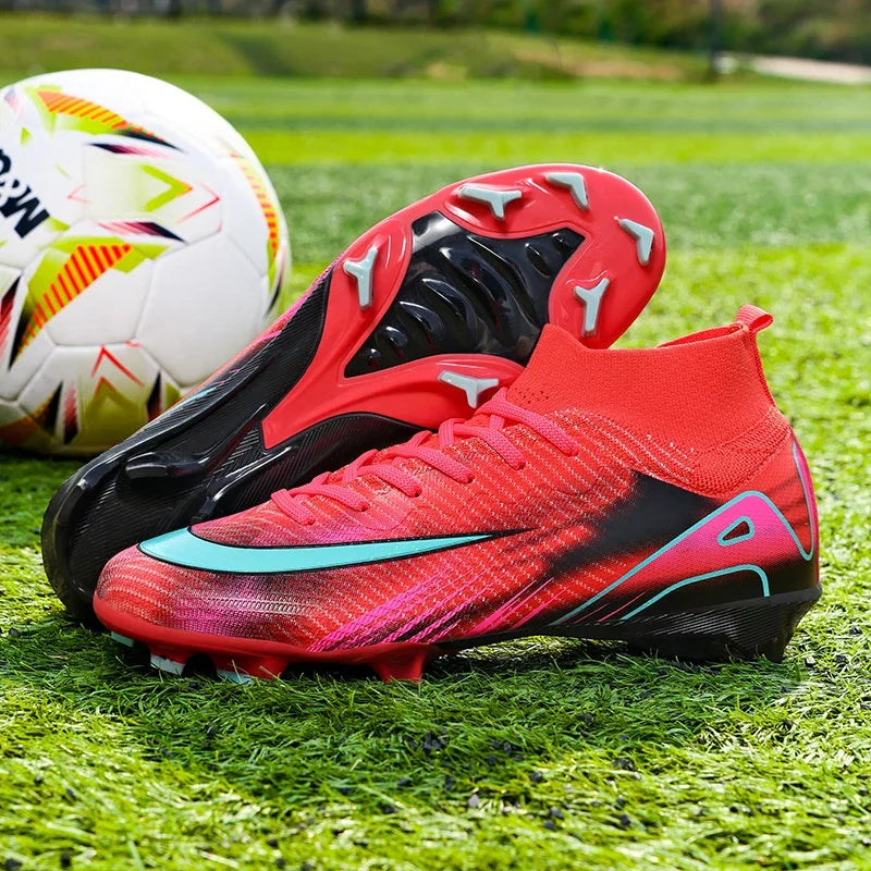 Neue Herren-Fußballschuhe Trainingsschuhe FG Ultraleichte Fußballschuhe Outdoor Drop Shipping Fußballschuhe Rutschfeste lange Stollen
