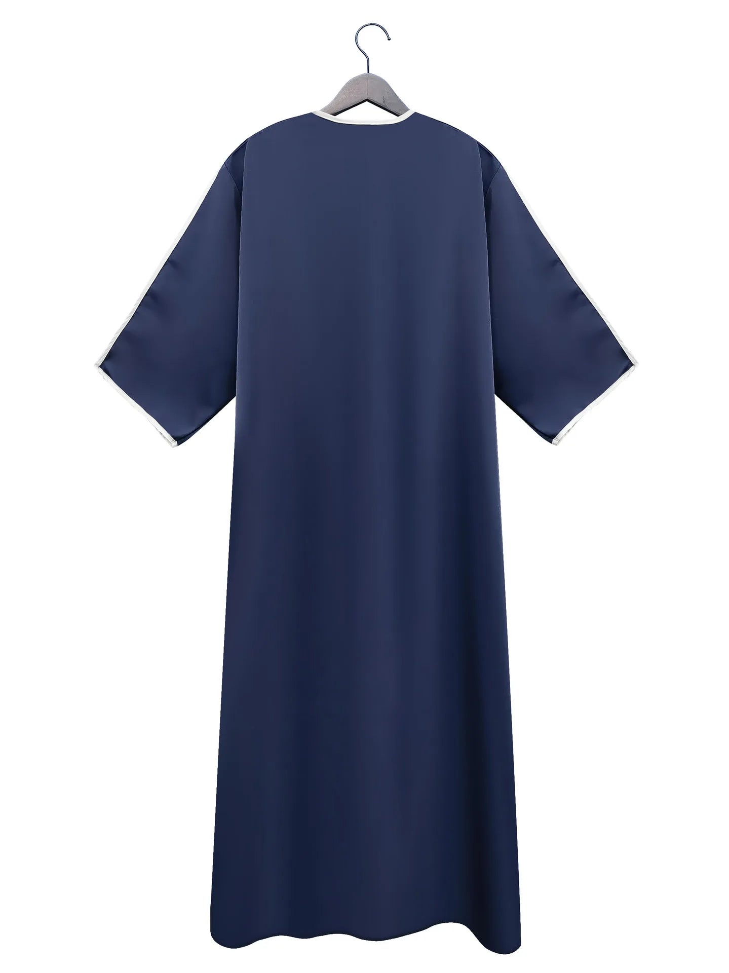 Nouvelle Abaya Musulmane Homme 2026 Robe Islamique Saoudienne Caftan Longue Robe Homme Marocain Thobe Jubba Uni Décontracté Brodé Caftan
