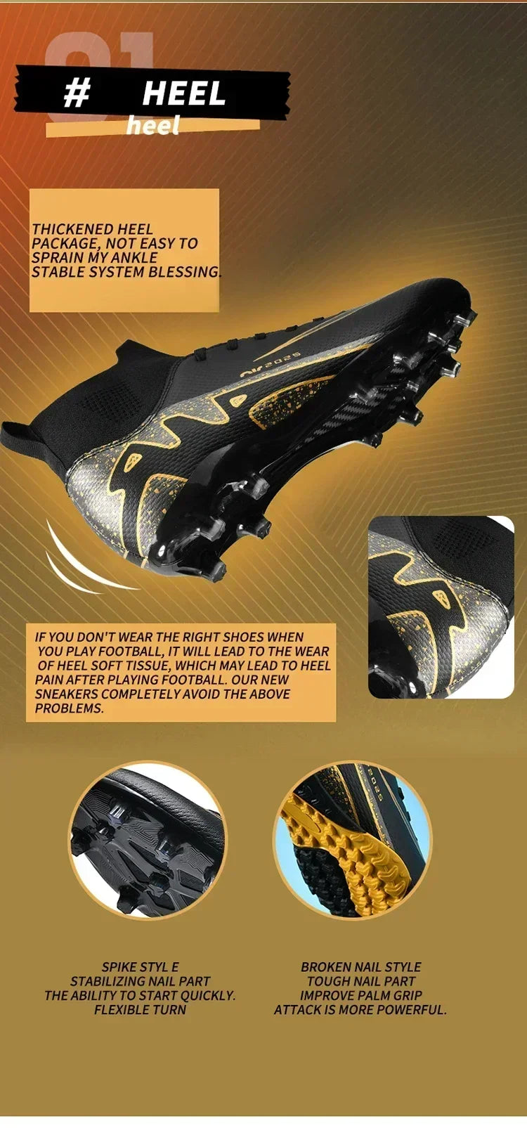 Chaussures de football roses tendance pour hommes Chaussures de football professionnelles légères Chaussettes de football pour hommes Chaussures de football d'extérieur antidérapantes Baskets de football originales