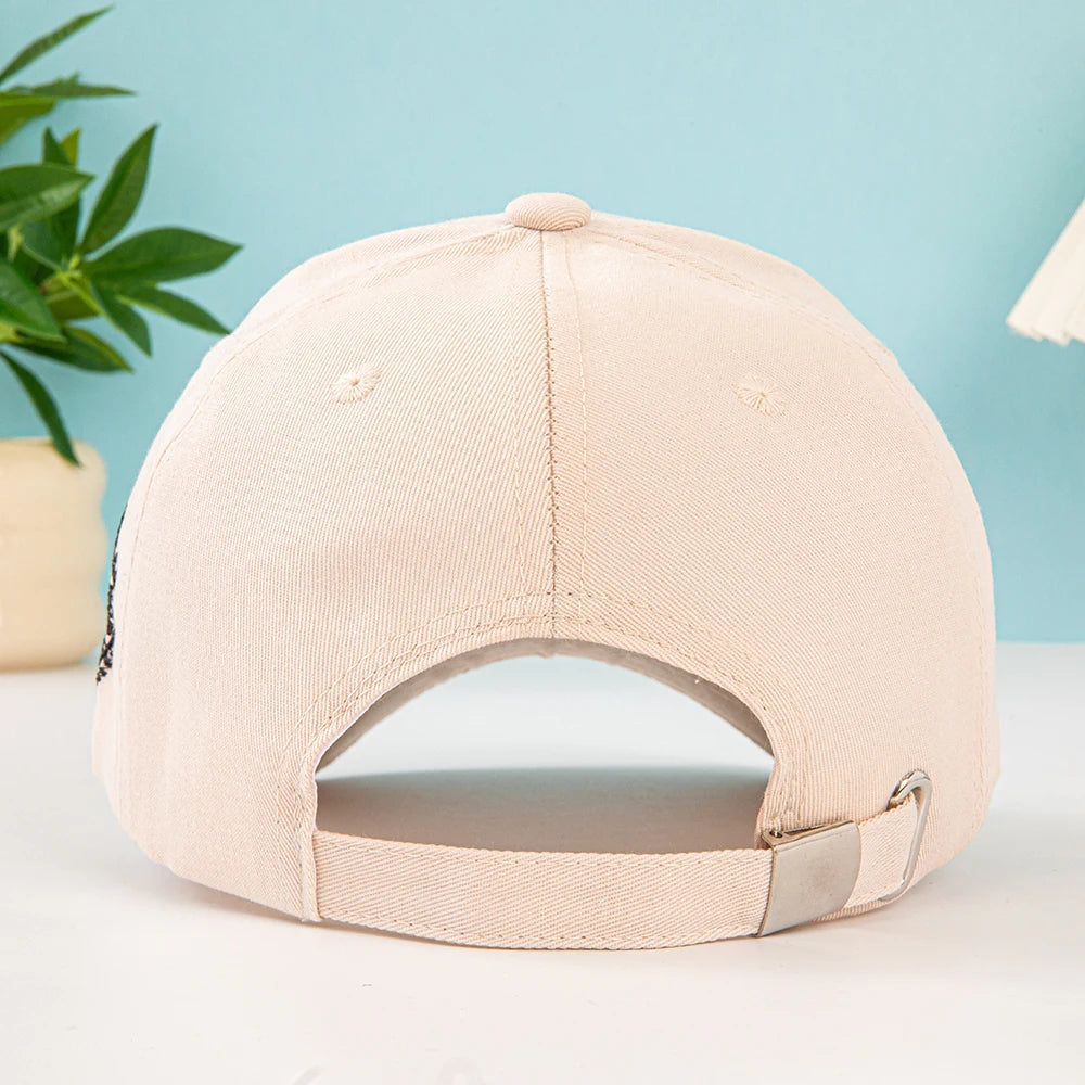 1 Baseballkappe Unisex mit gesticktem New York Logo und Sternen – Leichte Kappe, dehnbar mit verstellbarer Schnalle für Outdoor-Aktivitäten
