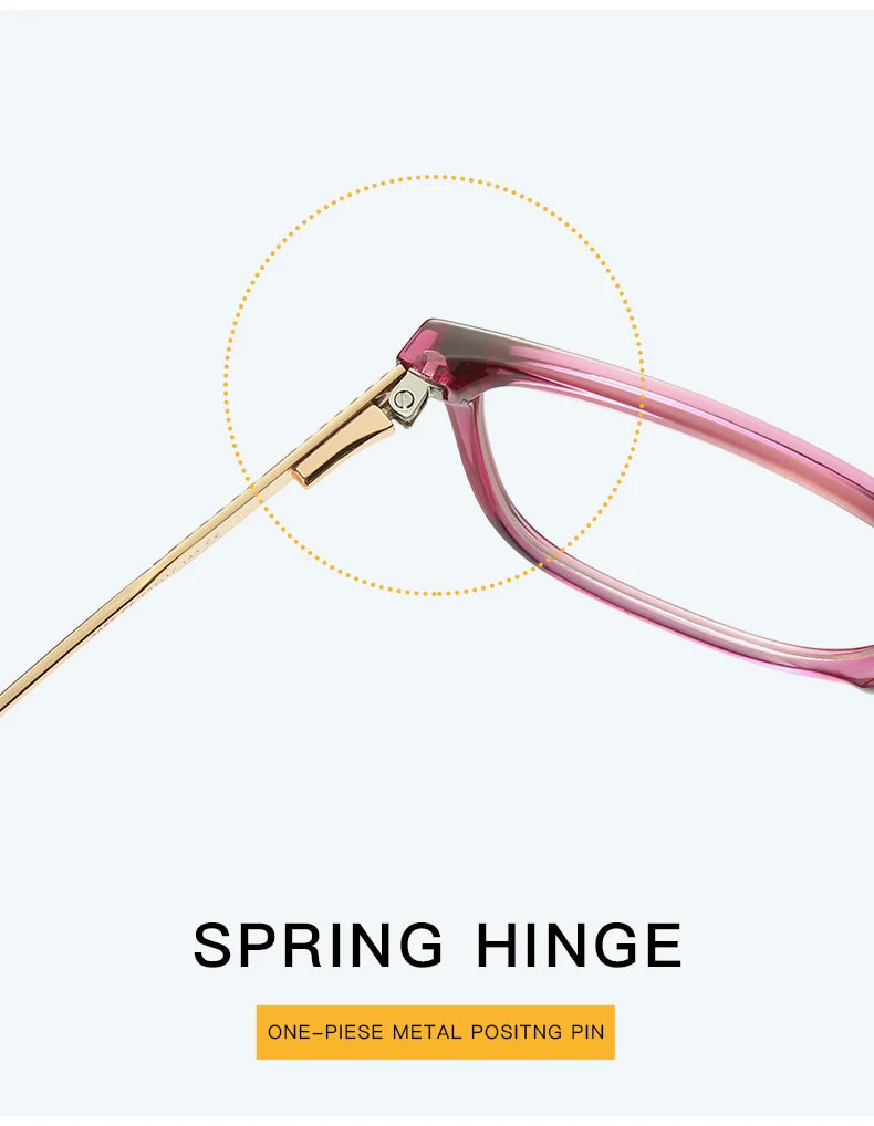 JMISUS Fashion Lunettes Classiques Femme Design Minimaliste Personnalisable Sur Ordonnance Anti-lumière Bleue Photochromiques