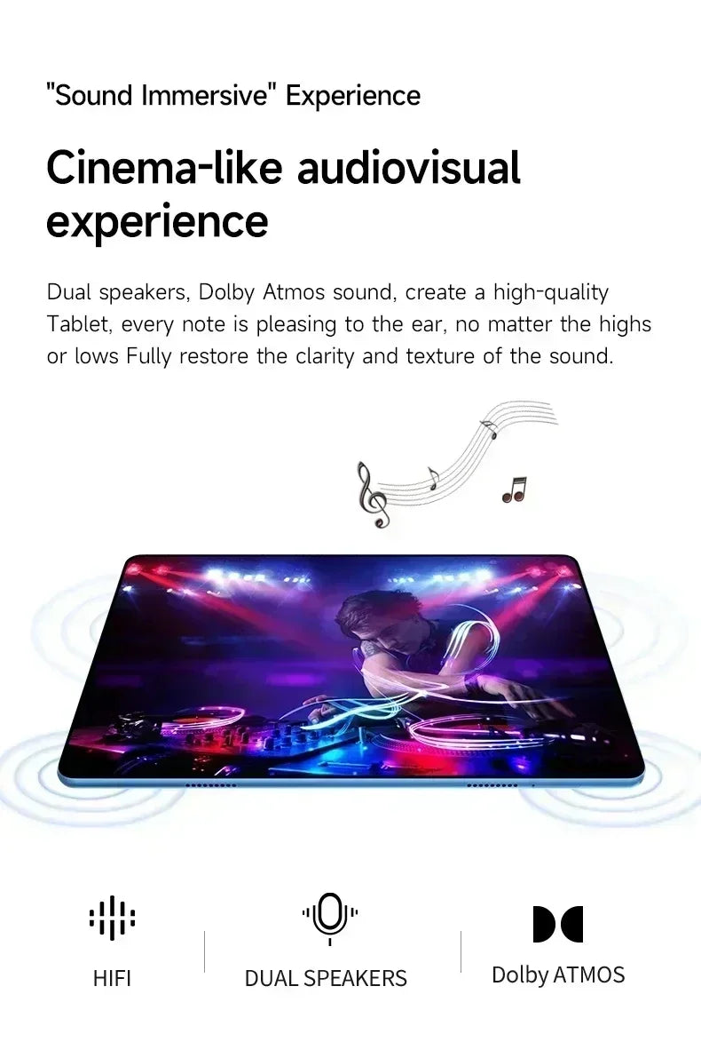 2026 Global Version Original IPad Air Pro Tablet 11inch HD 4K Android 16 24GB+2TB 20000mAh 5G Dual SIM Bluetooth WiFi GPS Tablet