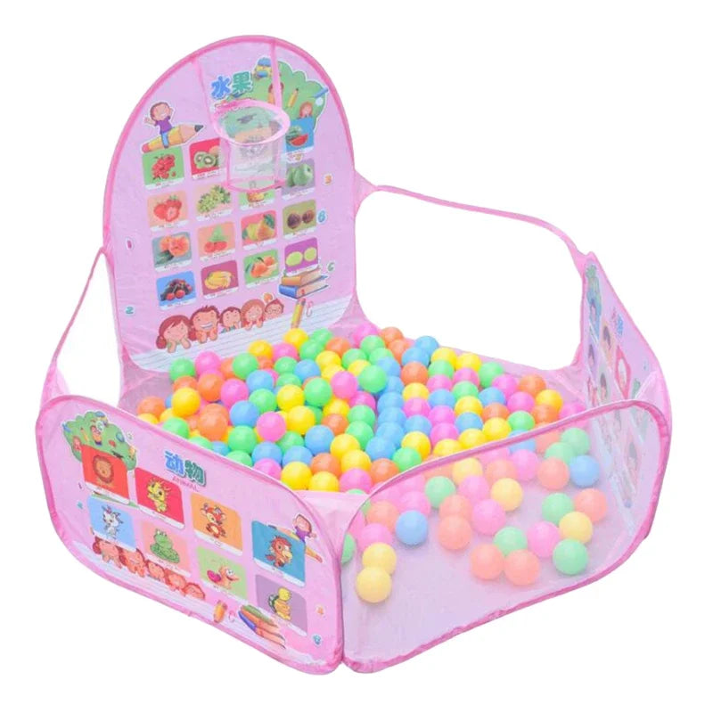 Tentes de château pliantes portables pour bébés et tout-petits, roses et bleues, jouets de camping, maison de jeux, décoration de chambre intérieure/extérieure, cadeau d'anniversaire et de Noël