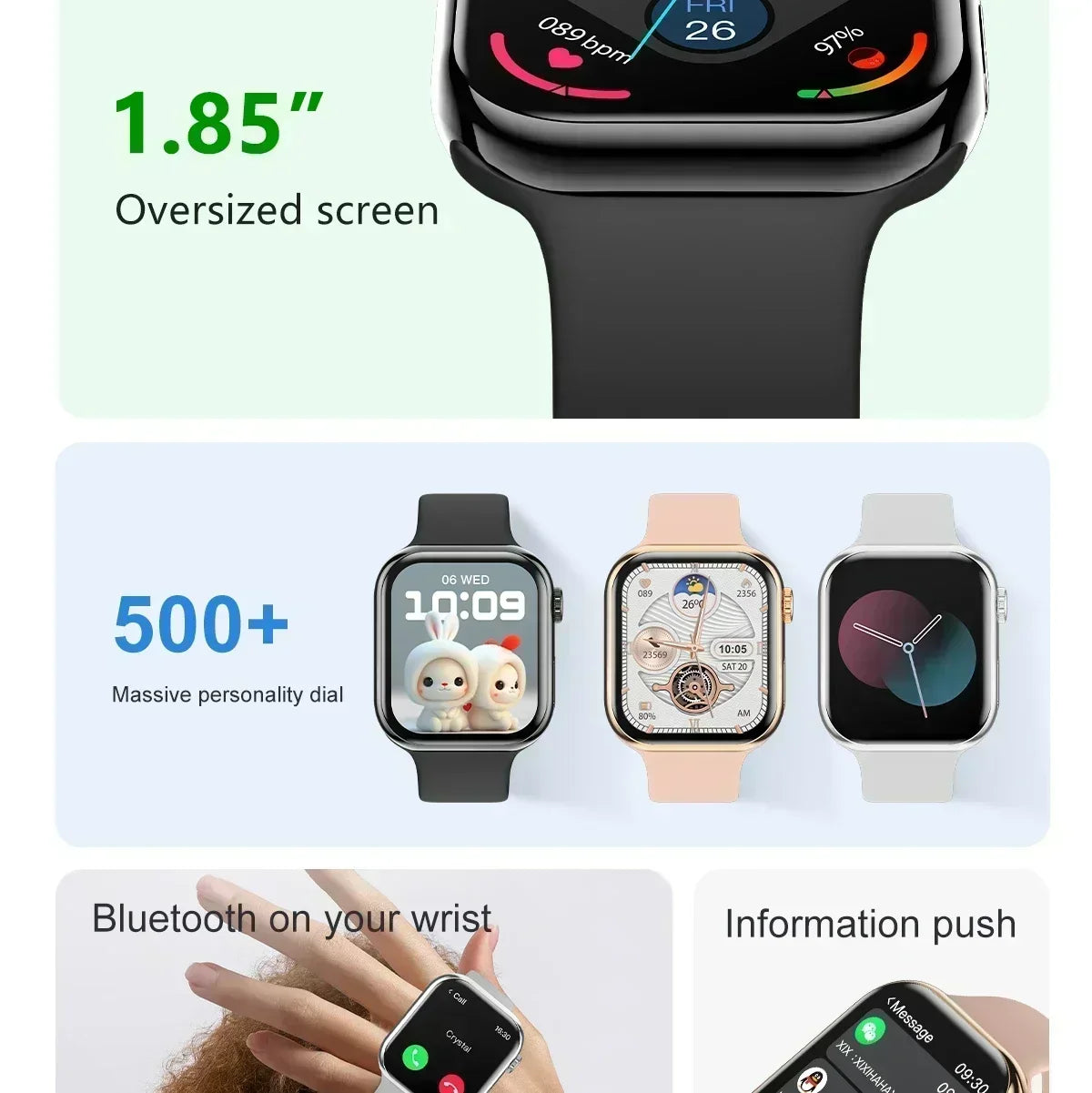 New 2026 Original For Apple Watch X 10 Smart Watch Men Body Temperature Bluetooth Call NFC GPS Sports Women SmartWatch for Apple