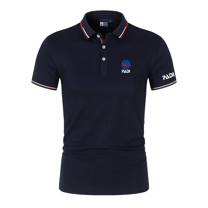 Herren Sommer Outdoor Freizeit POLO Hemd PADI Outdoor Sport Arbeit Freizeit Kurzarm Atmungsaktiv Bequem POLO Top