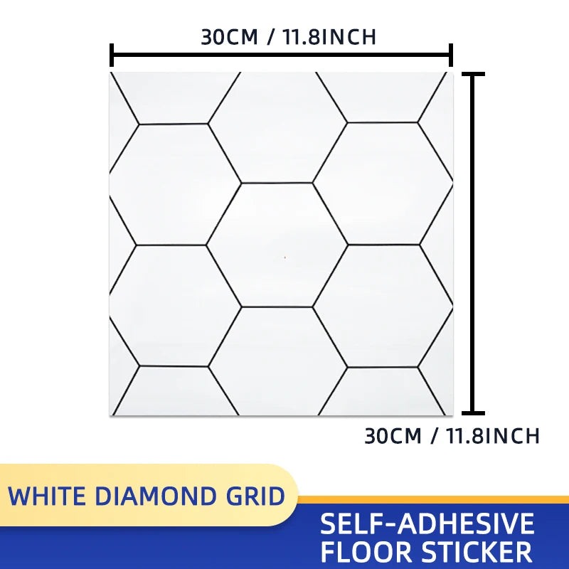 20 Stück Wandaufkleber PVC Marmorimitat Selbstklebende Bodenaufkleber 30*30cm Wasserdichte Badezimmer Wohnzimmer Dekorationsabziehbilder
