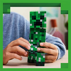 LEGO 21276 Minecraft: Herausforderer fürchtet Bausteine Spielzeug Set, kreatives Geschenk für Jungen und Mädchen zum Kindertag