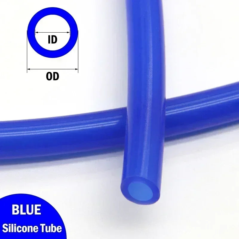 Tuyau en silicone coloré de 1m, ID 1 2 3 4 5 6 7 8 9 10 12 14 16 18 20 25mm, qualité alimentaire, flexible, pour boisson, conduite d'eau