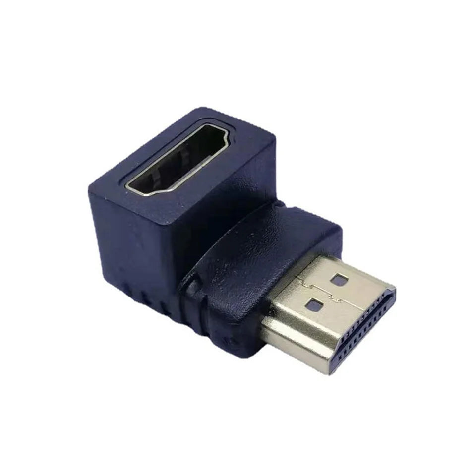 Adaptateur HDMI latéral adaptateur TV LCD adaptateur HDMI mâle vers femelle coudé à 90 degrés en L