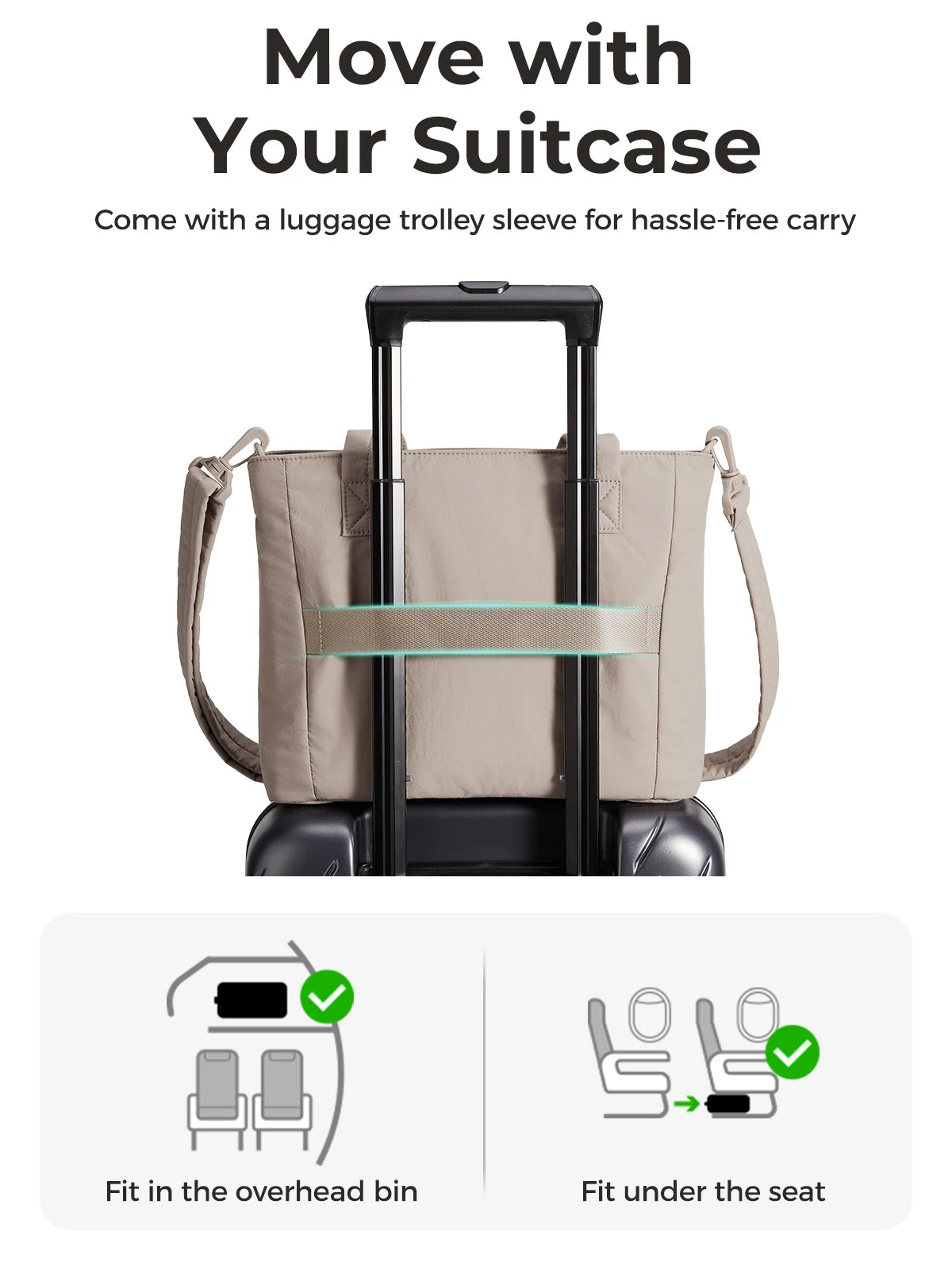 BAGSMART Damen Tragetasche Gepolsterte Einzelschultertasche Große Kapazität Studenten College Umhängetasche Lässige Outdoor-Handtasche