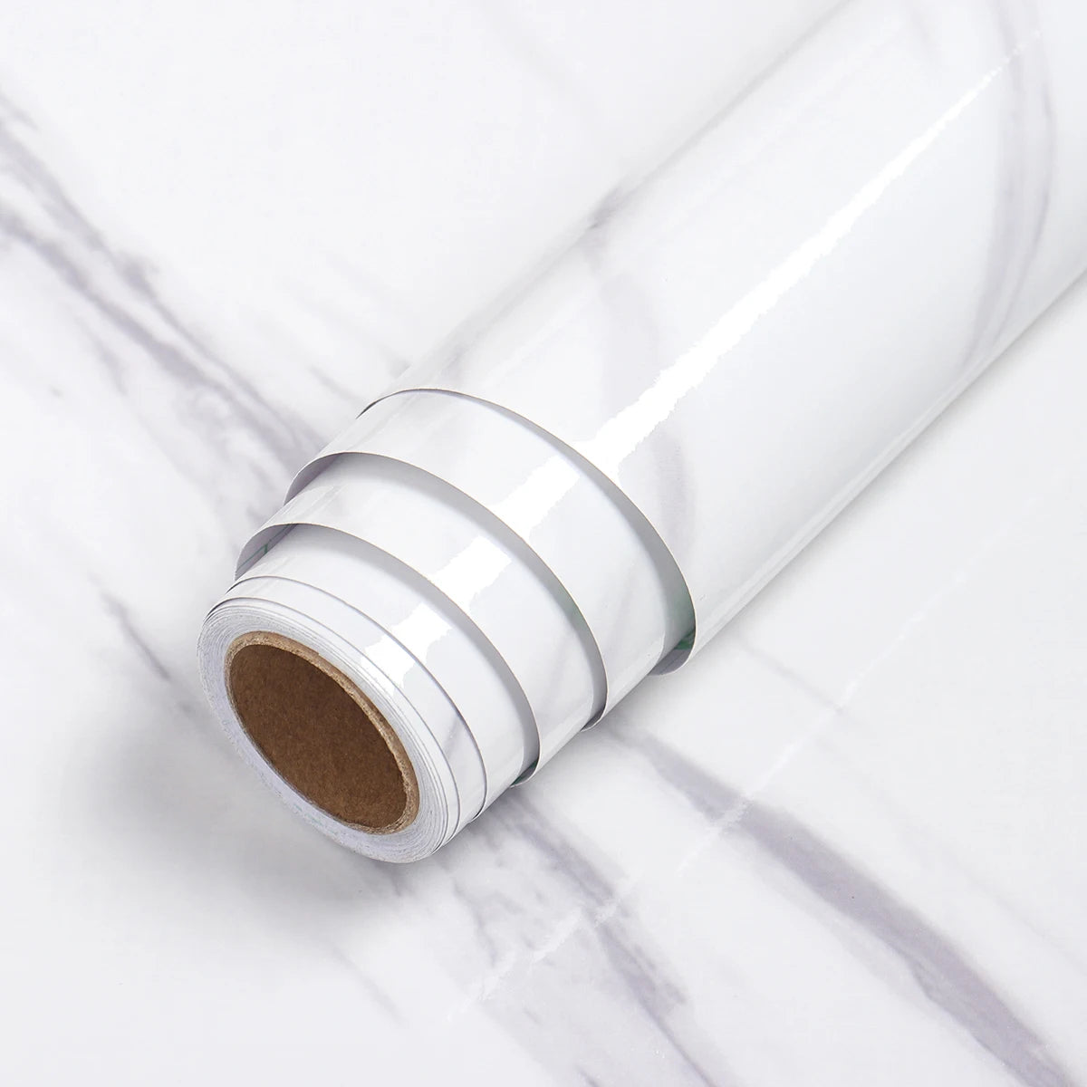 Autocollants de marbre en PVC, papier peint auto-adhésif, imperméable, résistant à la chaleur, pour comptoirs de cuisine, tables, meubles et armoires.