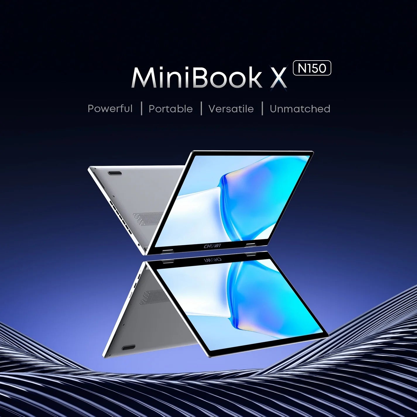 CHUWI MiniBook X Laptop Tablet 2-in-1 Intel N150/N100 10,51" FHD IPS Bildschirm 16GB / 12GB RAM LPDDR5 512G SSD Windows 11 Notebook