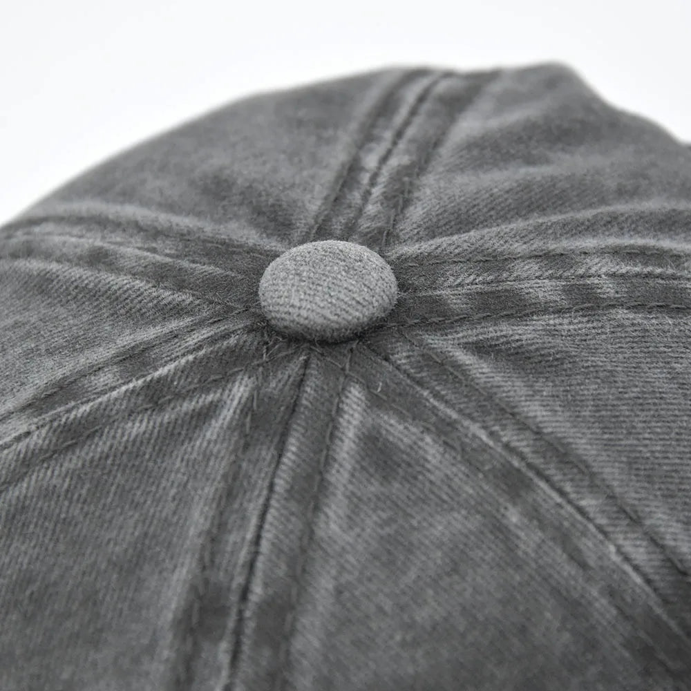 Casquette de baseball brodée pour femmes et hommes, nouvelle casquette de soleil unie printemps-été, casquettes de sport rétro lavables, casquette de pêche hip-hop