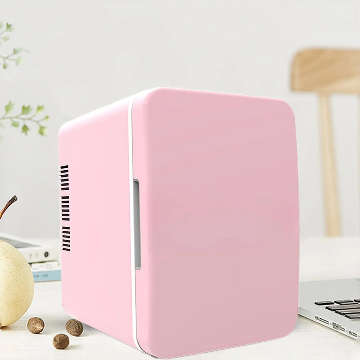 4L Mini-Kühlschrank Auto-Kühlschrank Einklapptür Skincare-Kühlschrank für kleine Räume Desktop Reise Beauty Kosmetik Bierkühlschrank