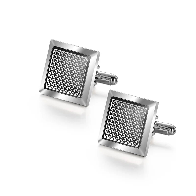 Herrenhemd Manschettenknöpfe Kupfer Manschettenknöpfe für Herren Luxus Hochzeit Gäste Geschenke Rund Quadrat Mode Schmuck Herren Manschetten Glieder Krawattenklammer