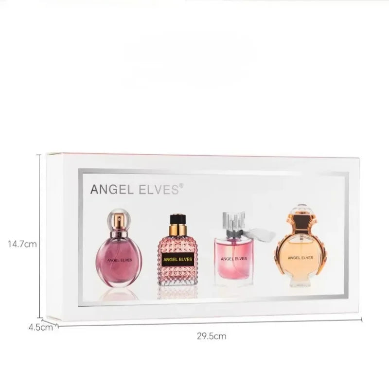 Original Damen Parfüm Geschenkbox Parfüm-Set 4 Stück * 30 ml Lang anhaltender frischer Duft Eau De Toilette Geschenk für Damen Herren Pheromon