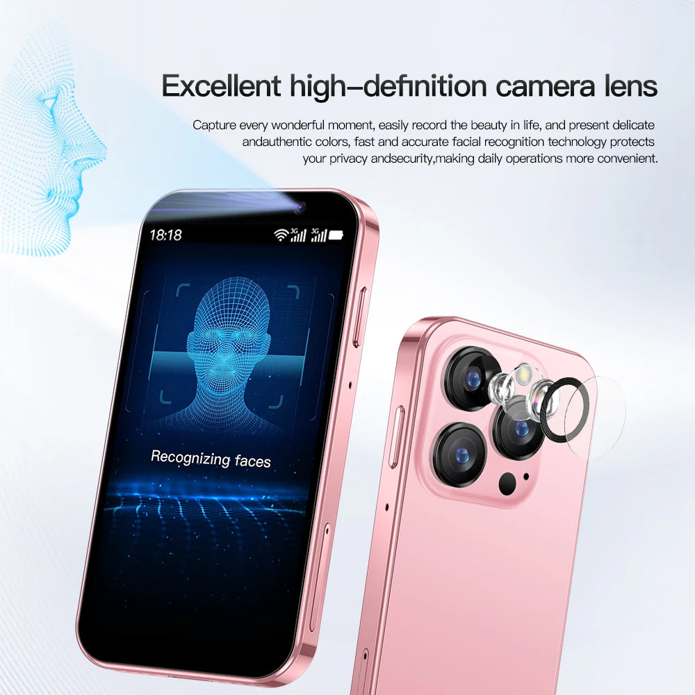 Mini Smartphone SERVO 16SE 16 Go ROM Android 9.0 Wifi Double SIM Veille Play Store 3G WCDMA Petit Téléphone Portable Intelligent 3.0" Nouvelle Version