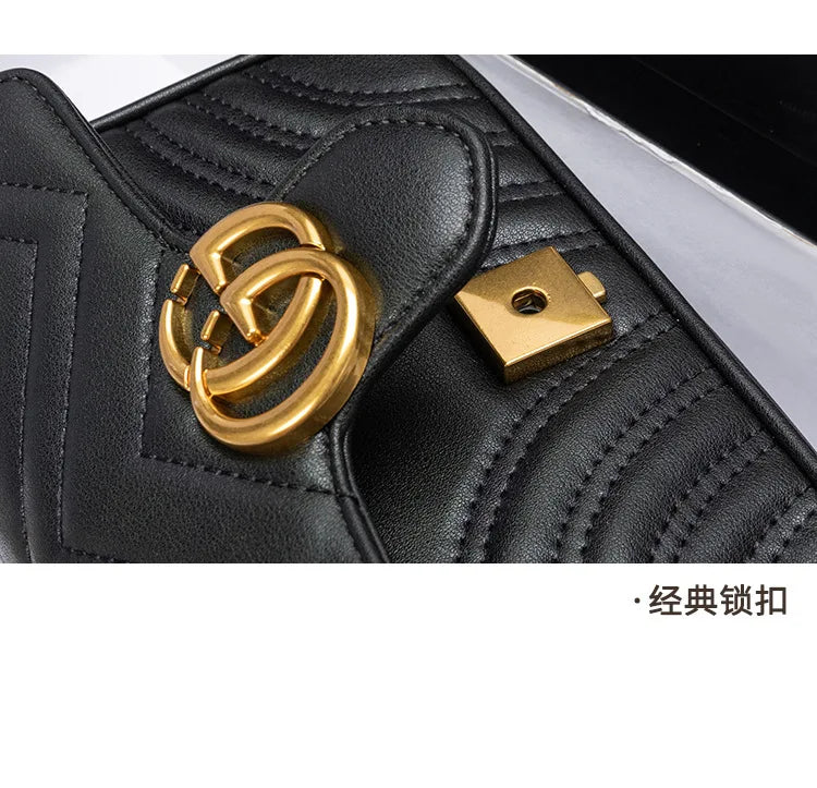 2025 new autumn small fragrant wind rhombus chain bag fashionable shoulder messenger bag
