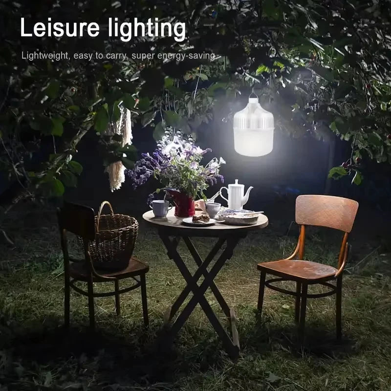 LED Camping Light 20W 40W 80W Portable Emergency Bulb Waterproof 360° Lighting Outdoor Camp High-bright Lights Dimmable Lantern