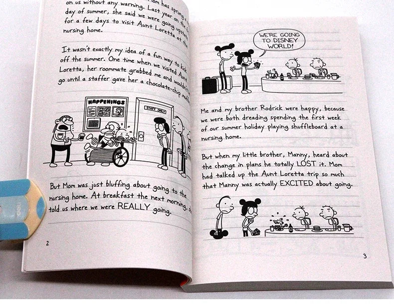 Journal d'un dégonflé 9 : Un long voyage. Livres pour enfants de 8, 9, 10, 11 et 12 ans. Humour, bandes dessinées et romans graphiques 9781419717604