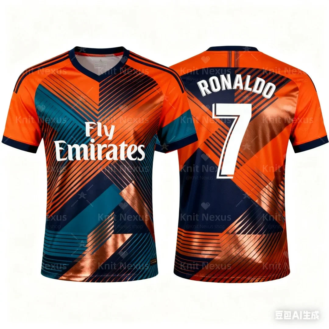 Maillot de football extérieur pour hommes, T-shirt de sport fitness, impression 3D, séchage rapide, T-shirt d'été pour hommes, vêtements pour enfants, T-shirt pour femmes