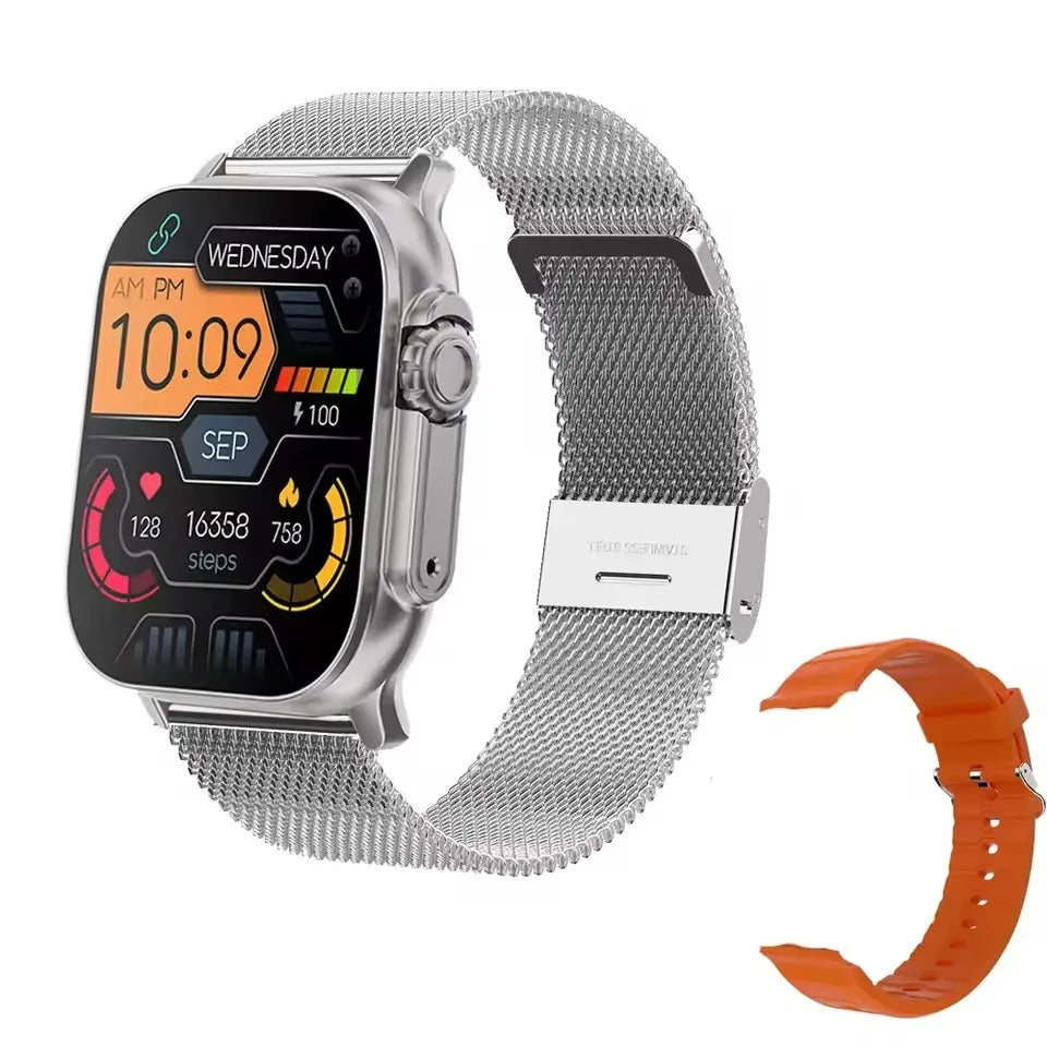 T900 Ultra 2 Watch Smartwatch Ultra Gen 2 IWO Watch NFC Bluetooth-Anruf Herzfrequenz Wasserdicht 2,2 Zoll Kabellose Fitnessuhr