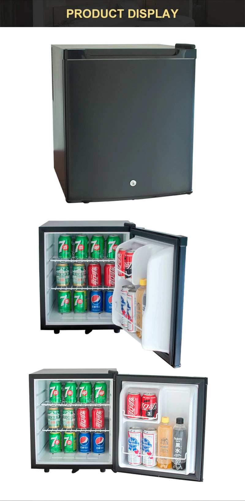 DIVEDEER Household Mini Silent Fresh keeping Cabinet Hotel Room Small Refrigerator Dormitory Refrigerator