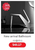 Robinet de lavabo doré/blanc, robinet de salle de bain noir, mitigeur de lavabo créatif en laiton gris, robinet de lavabo cascade chaud et froid