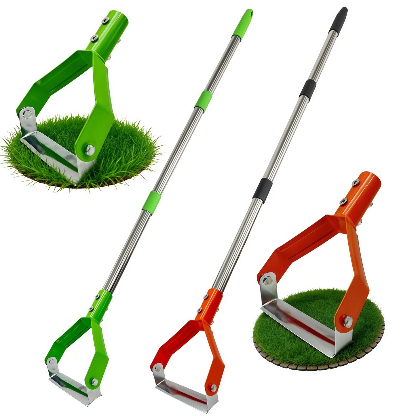 Garden Hoe Heavy Duty Loop Stirrup Garden Hoe For Weeding Soil Loosening Planting Adjustable Loop Manual Shovel Weeder