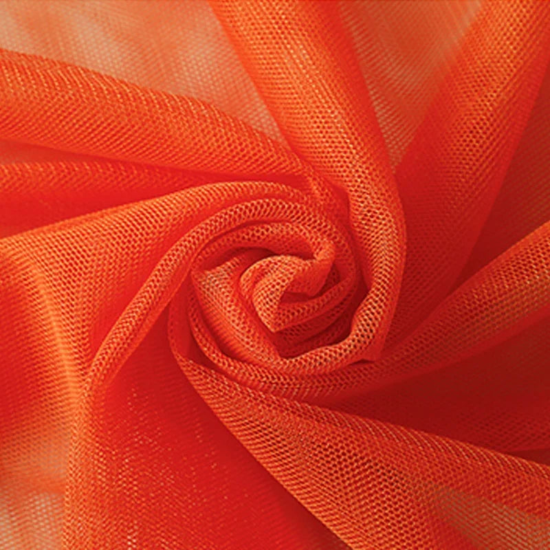 Tissu de Tulle à Mailles Douces Encrypté pour Coudre Décorations de Mariage Rideaux Moustiquaires Robe de Mariée Tissus de Couture DIY1m/5m/10m