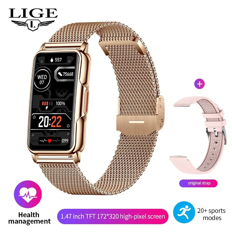 Für Android IOS Smart Armband Frauen Smartwatch Männer Herzfrequenz Blutsauerstoff Wasserdicht Sport Smart Band Uhr Für Damen +Geschenk