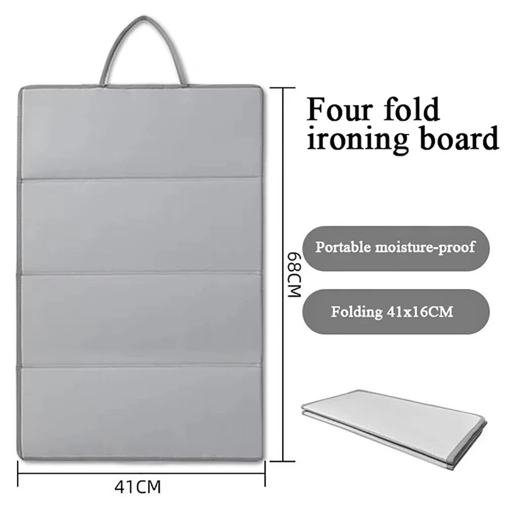 Portable Ironing Mat Hanging Ironing Board Heat Resistant Travel Clothes Protector Board Steamer for Clothes Neatness